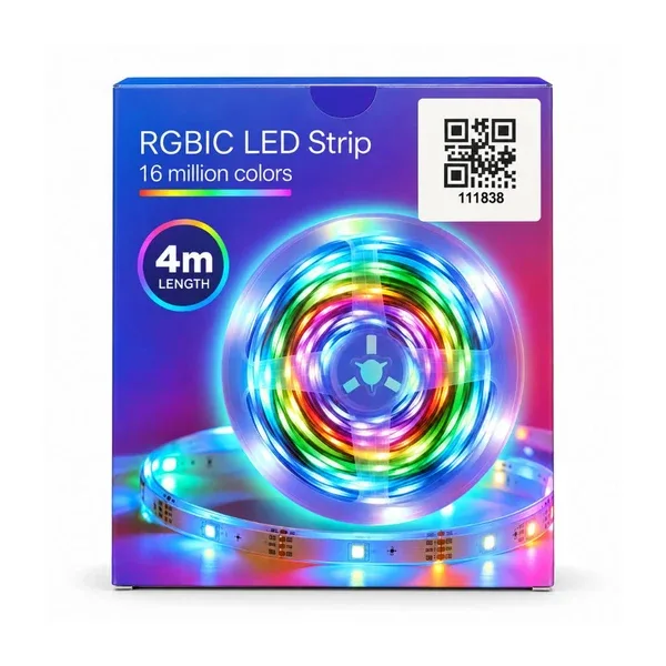 مصباح أرضي زاوية بإضاءة RGB محيطية من Raptor